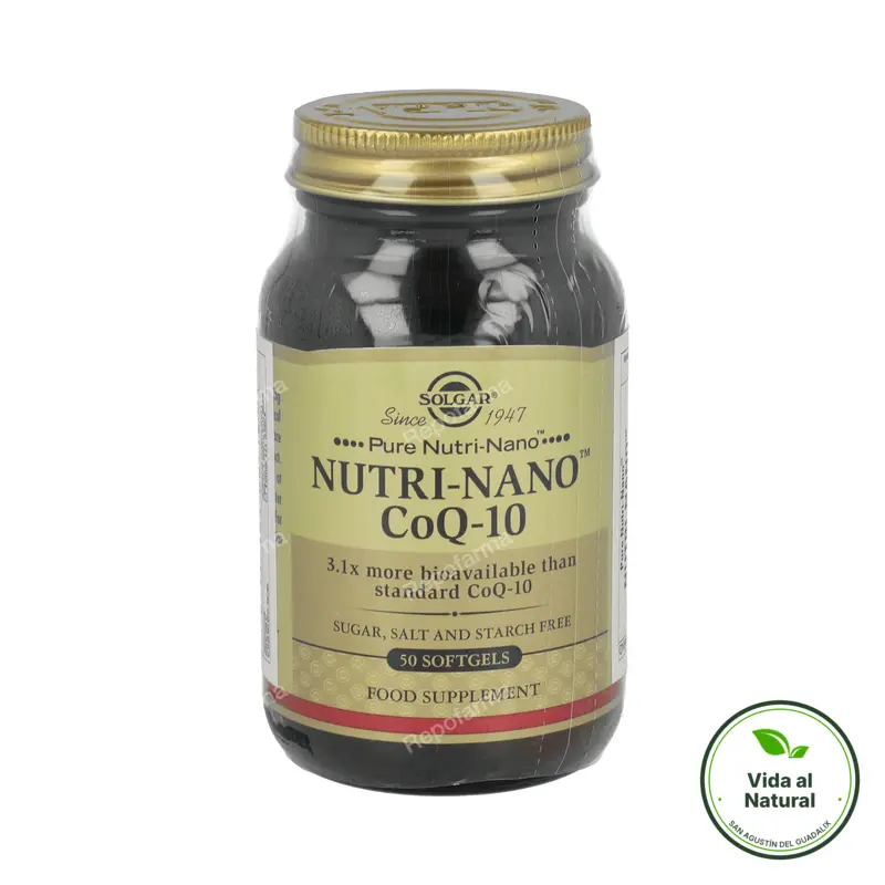 Nutri-nano+q10 50 cápsulas, Solgar