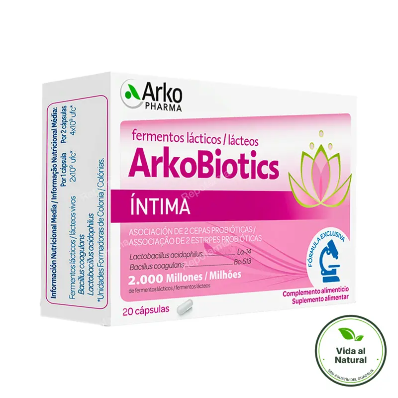 Arkobiotics intima 20 cápsulas, Arkopharma