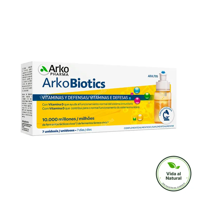 Arkobiotics vitaminas y defensas adultos 7 uds., Arkopharma