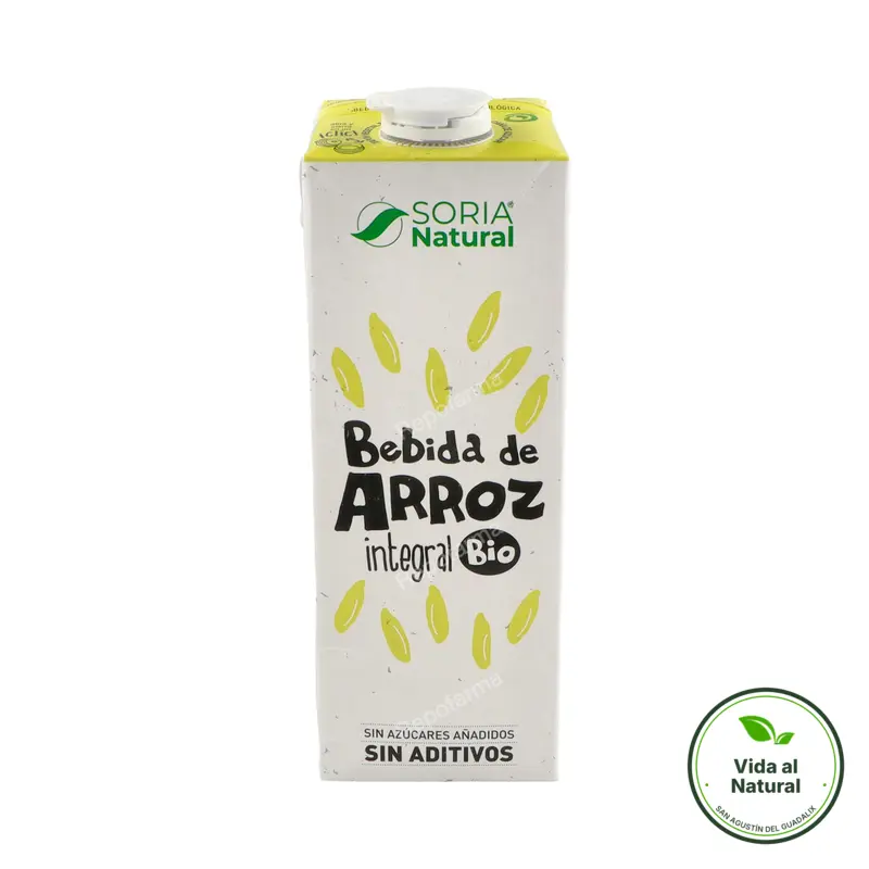Bebida vegetal de arroz sin gluten BIO 1 l, Soria Natural
