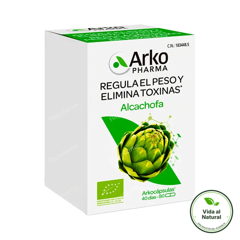 Alcachofa BIO 80 arkocápsulas, Arkopharma