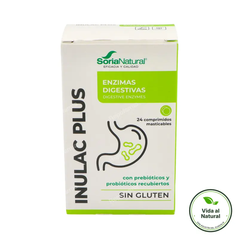 Inulac plus 24 comprimidos masticables, Soria Natural