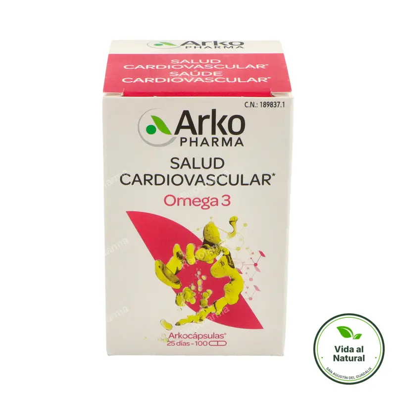 Aceite de pescado omega 3 100 arkocápsulas, Arkopharma