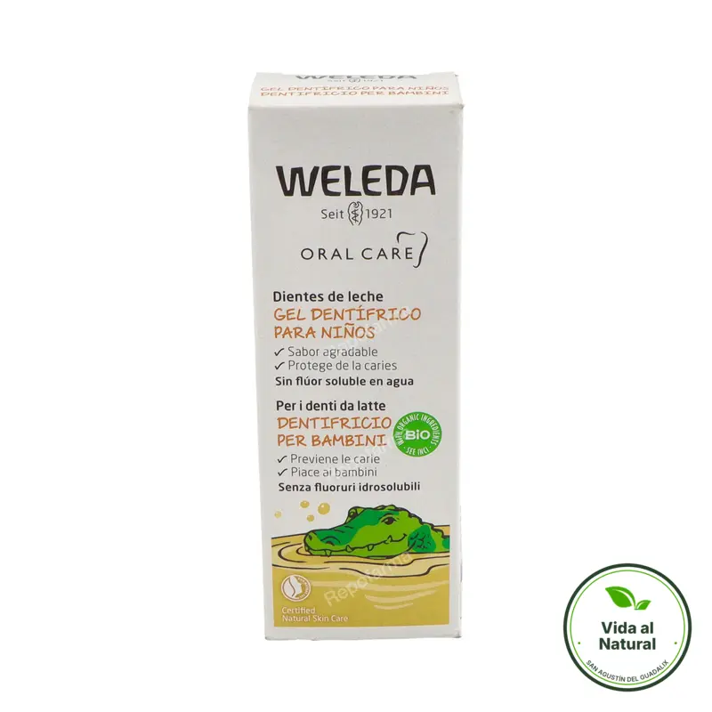 Gel dental infantil 50 ml, Weleda