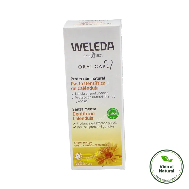 Pasta dental caléndula wel 75 ml, Weleda