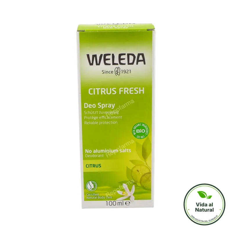 Desodorante citrus spray 100 ml, Weleda