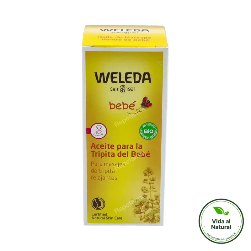 Aceite para la tripita del bebe 50 ml, Weleda