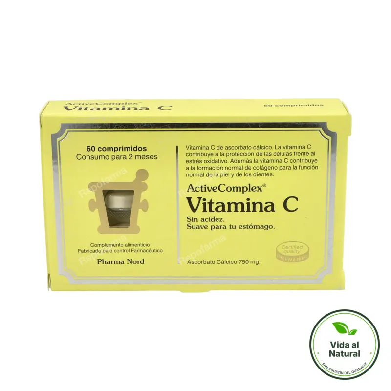 Activecomplex vitamina c ascorbato calcico 60 comprimidos, Pharma Nord