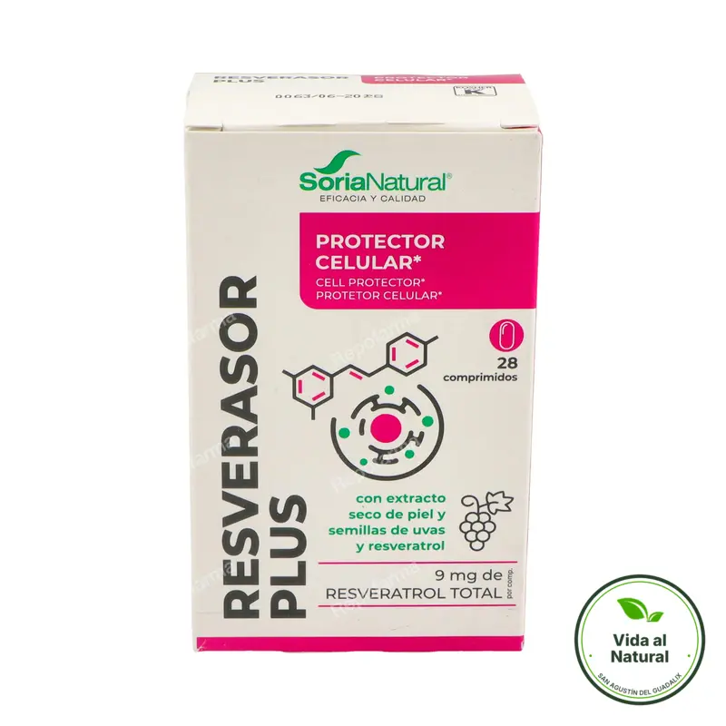 Resverasor plus 800 mg 28 comprimidos, Soria Natural