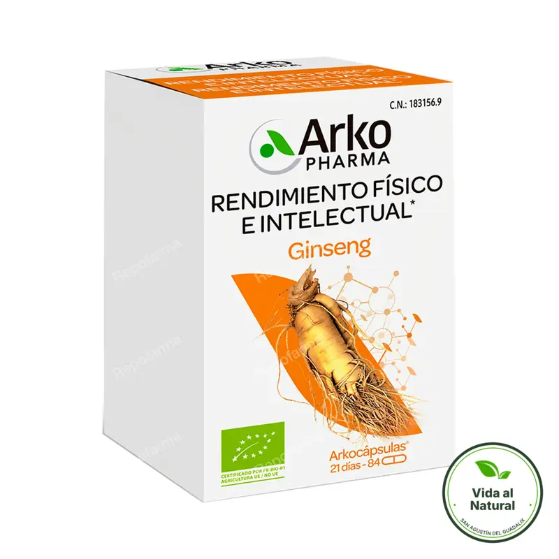 Ginseng BIO 84 arkocápsulas, Arkopharma