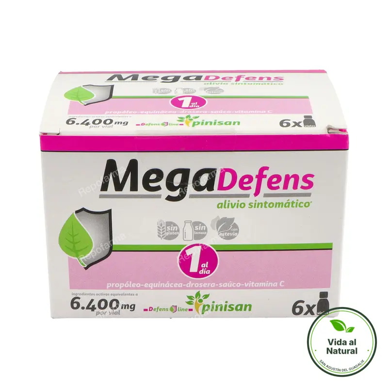 Mega defens 6 viales, Pinisan