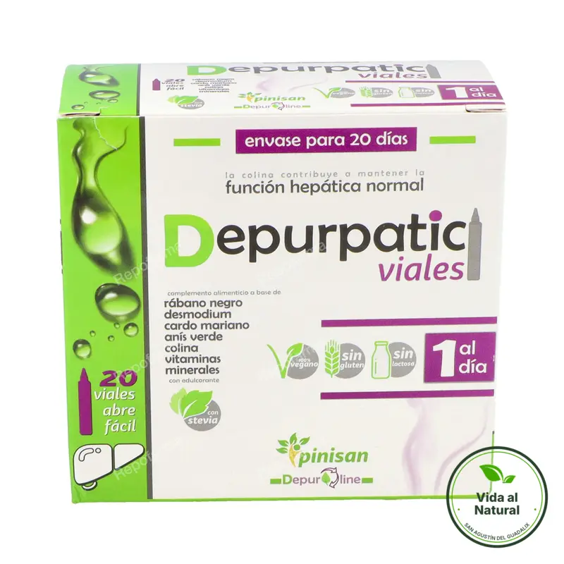 Depurpatic 20 ampollas, Pinisan
