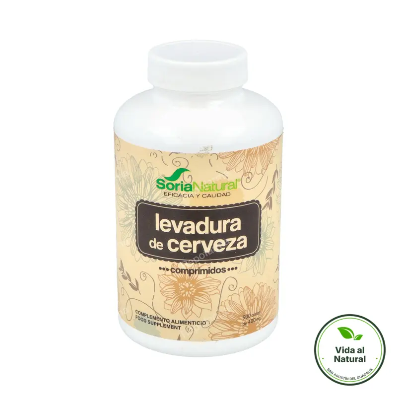 Levadura cerveza 500 comprimidos, Soria Natural