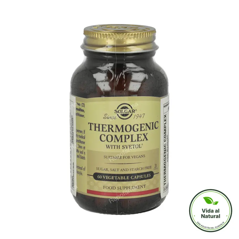 Thermogenic complex con svetol 60 cápsulas vegetales, Solgar