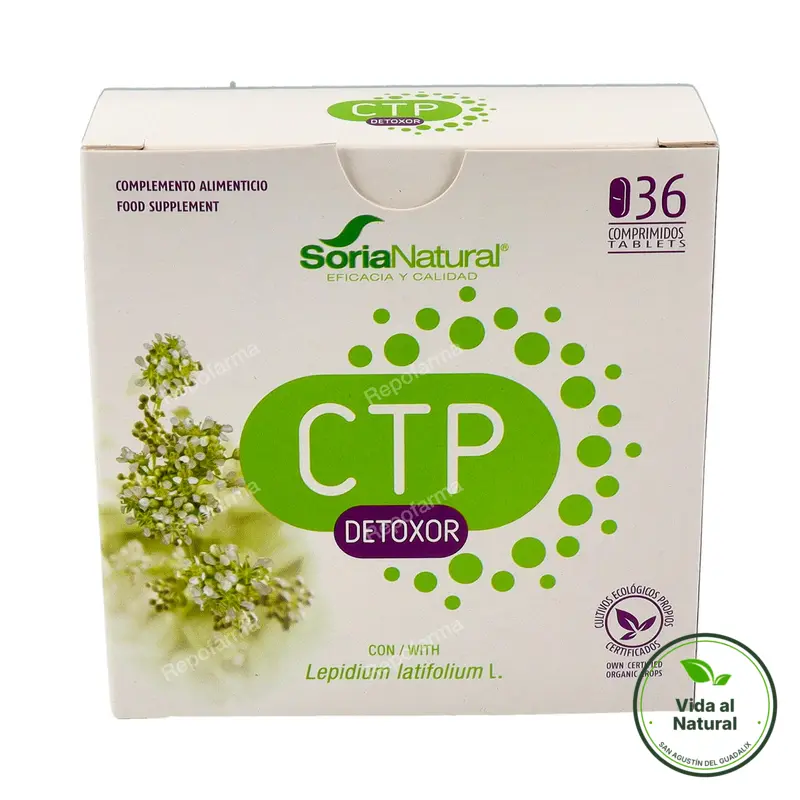 Ctp detoxor 36 comprimidos, Soria Natural