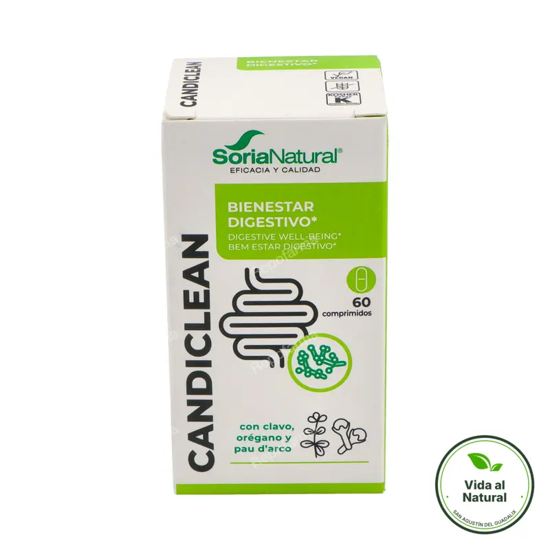 Candiclean 1000 mg 60 comprimidos, Soria Natural