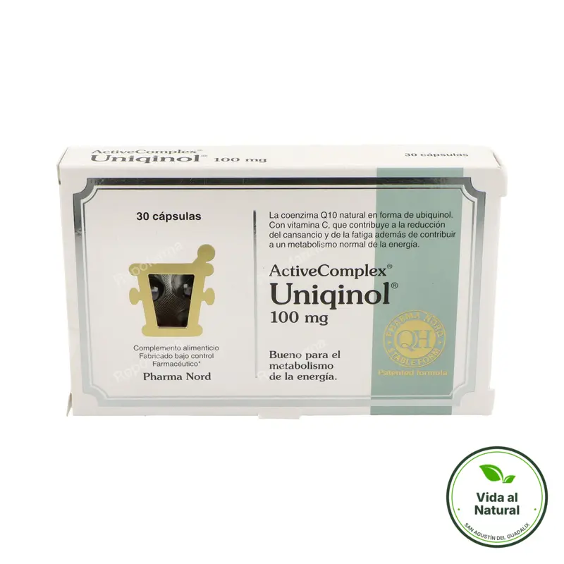 Active complex uniquinol 100 mg qh 30 cápsulas, Pharma Nord