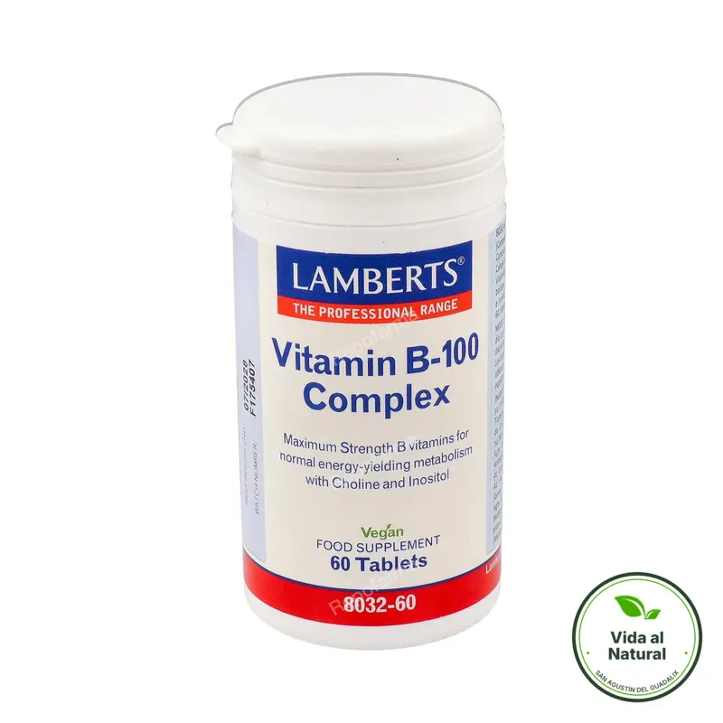 Vitamina b100 60 comprimidos, Lamberts