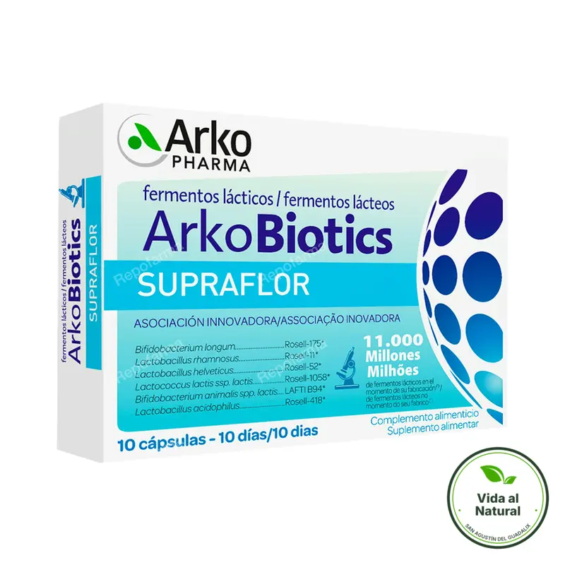 Arkobiotics supraflor 10 cápsulas, Arkopharma