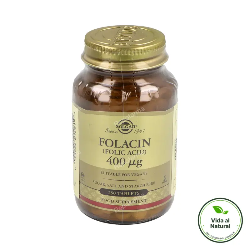 Folacin 400 250 comprimidos, Solgar