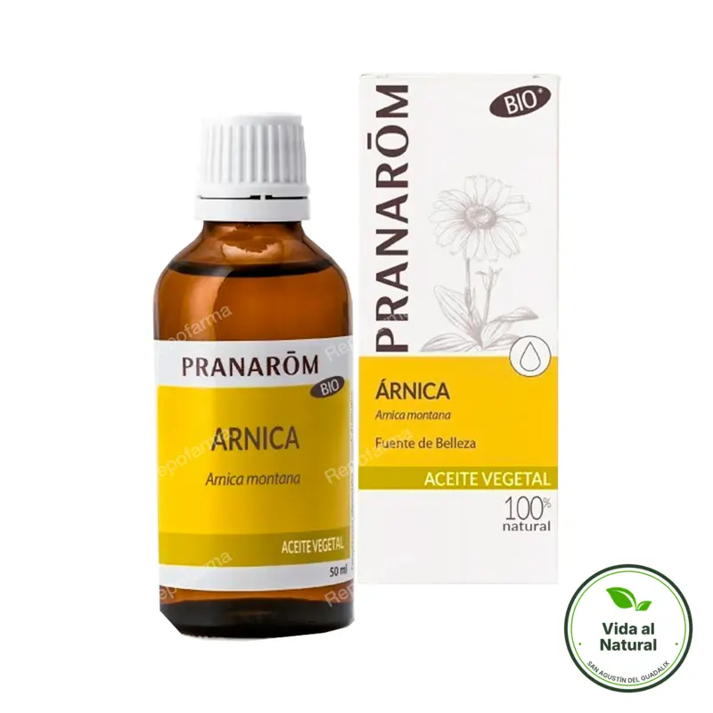 Aceite arnica macerado 50 ml, Pranarom