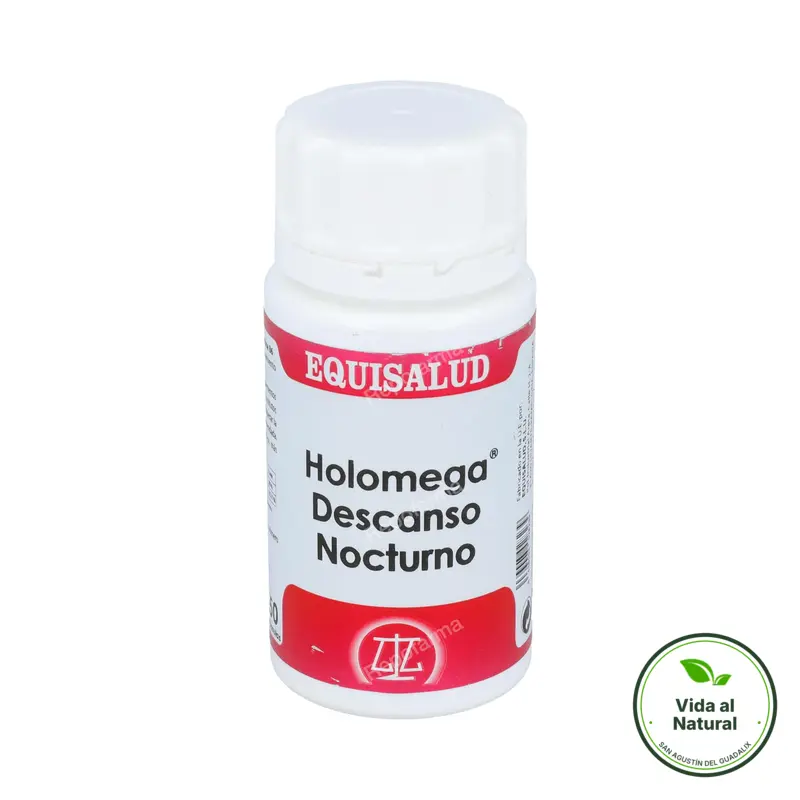 Holomega descanso nocturno 50 cápsulas, Equisalud