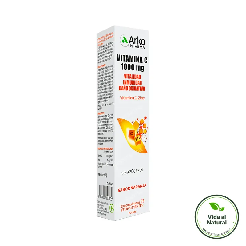 Arkovital vitamina c 1000 mg 20 comprimidos efervescentes, Arkopharma