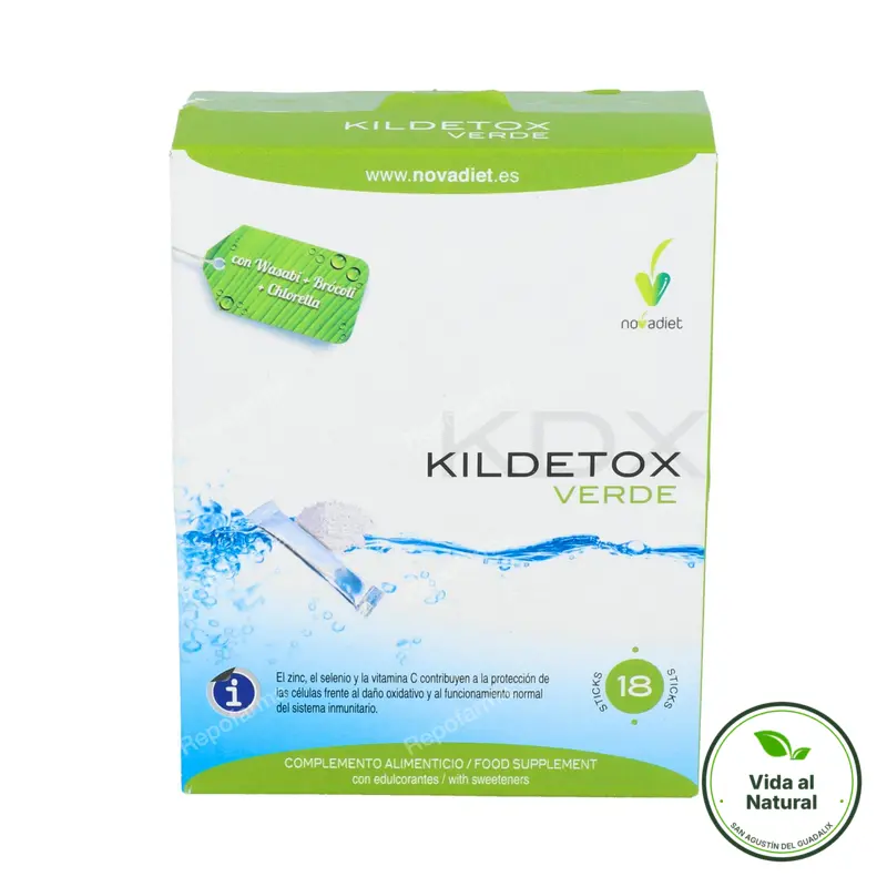 Kildetox verde 18 sticks, Novadiet