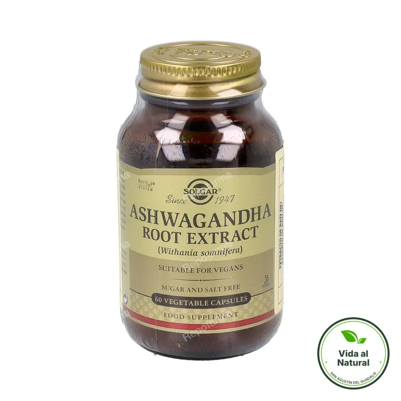 Ashwagandha 300 mg 60 cápsulas, Solgar