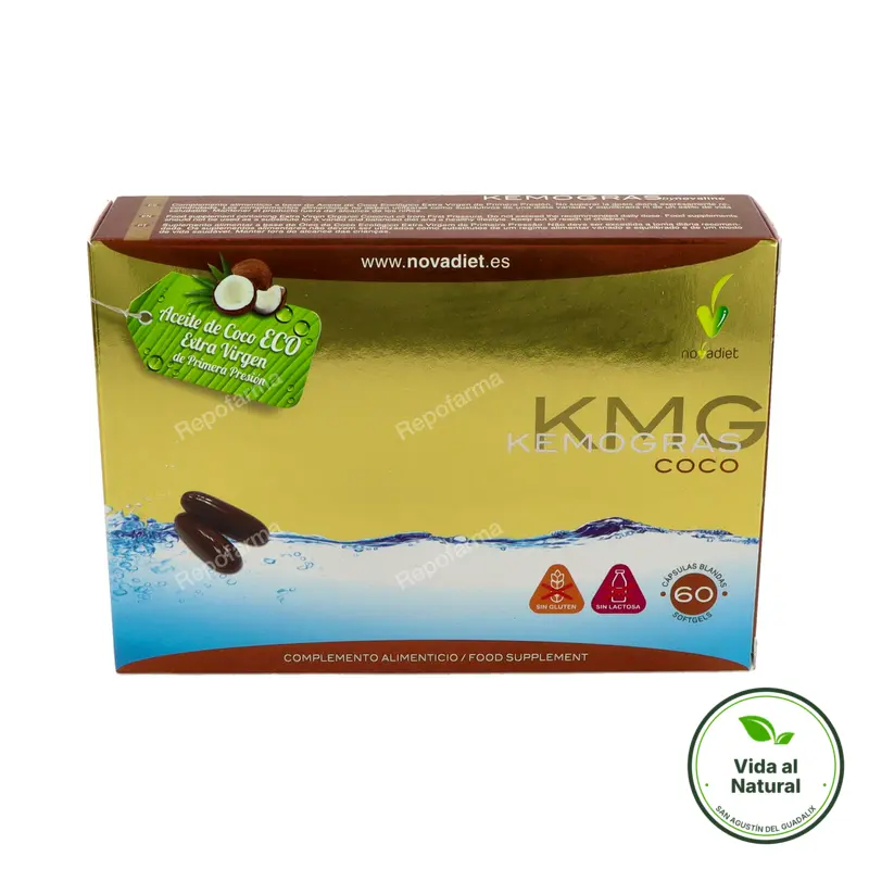 Kemogras coco 60 cápsulas, Novadiet