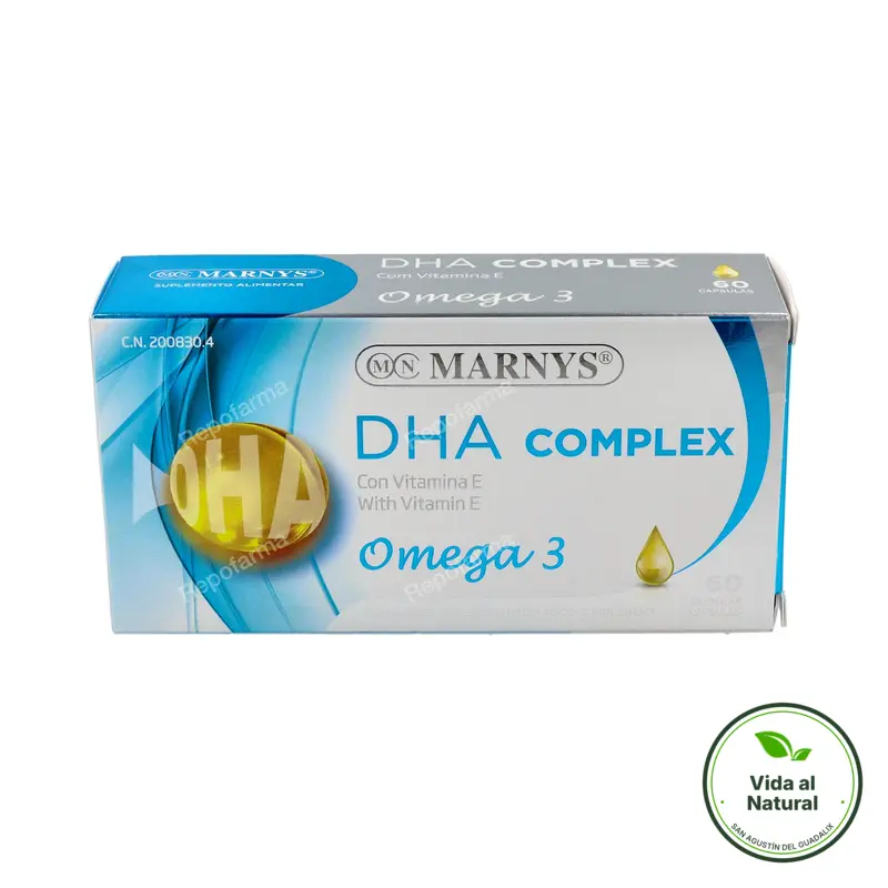 Dha complex con vitamina e 60 cápsulas, Marnys