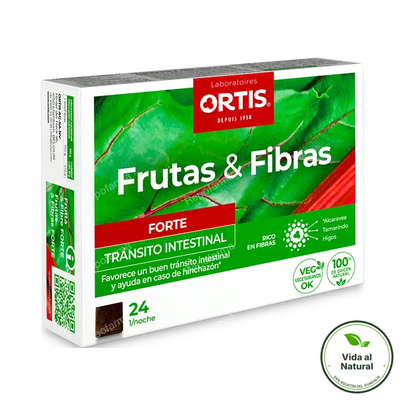 Frutas y fibras forte 24 cubos, Ortis