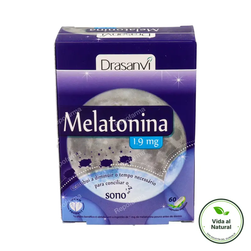 Melatonina 1.9 mg 60 cápsulas, Drasanvi