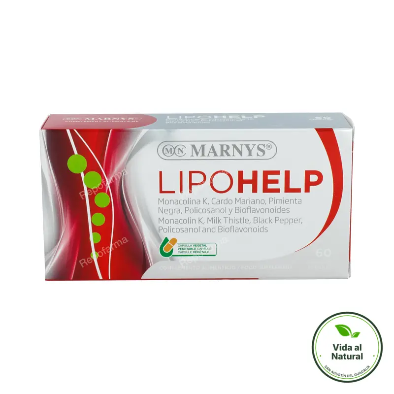 Lipohelp 60 cápsulas, Marnys