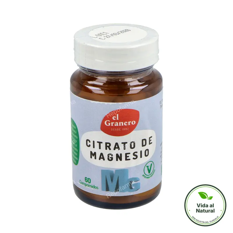 Citrato magnesio mg500 60 comprimidos, El Granero