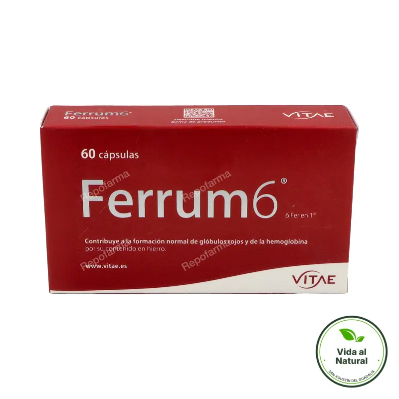 FERRUM6 60 cápsulas, Vitae