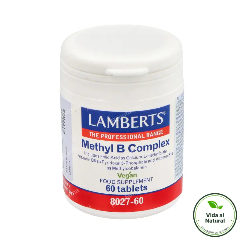 Methyl b complex 60 comprimidos, Lamberts