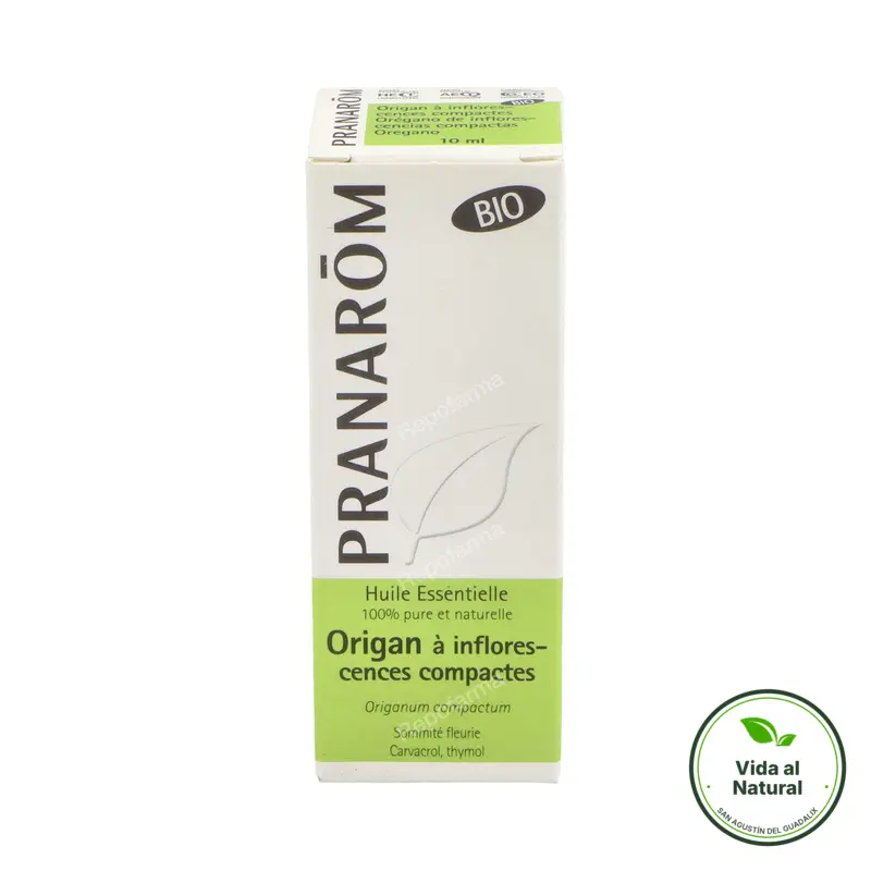 Aceite esencial de orégano de inflorescencias compactas (sumidad florida) 10 ml, Pranarom