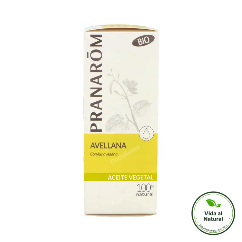 Avellana aceite vegetal virgen BIO 50 ml, Pranarom