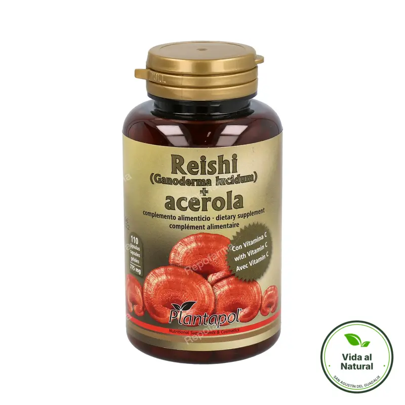 Reishi + acerola 110 cápsulas, Plantapol