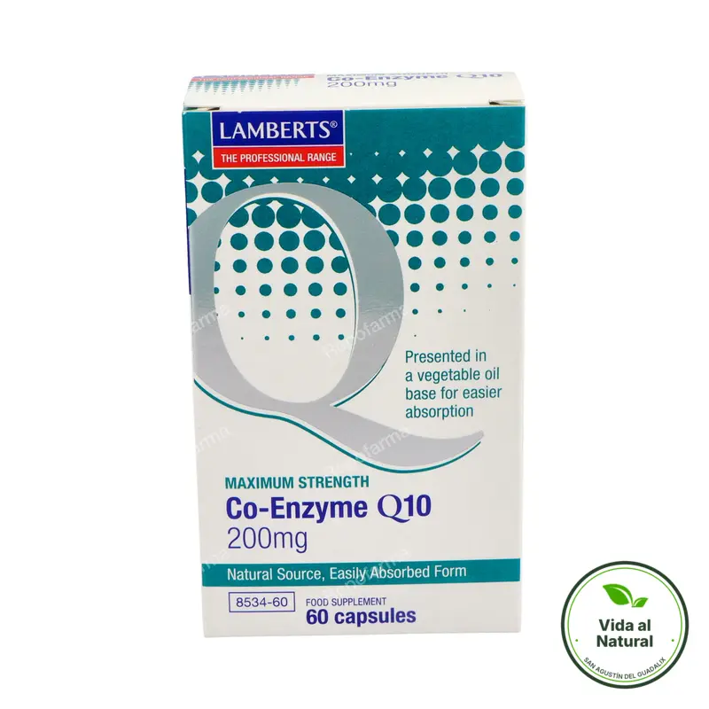 Q-10 200 mg 60 cápsulas, Lamberts