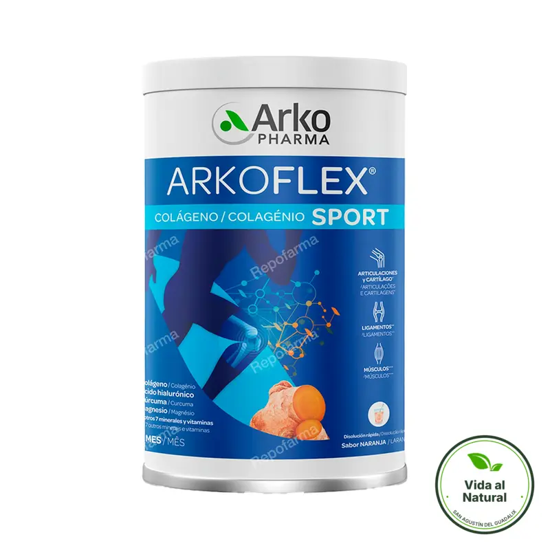 Arkoflex dolexpert colágeno sabor naranja 390 g, Arkopharma