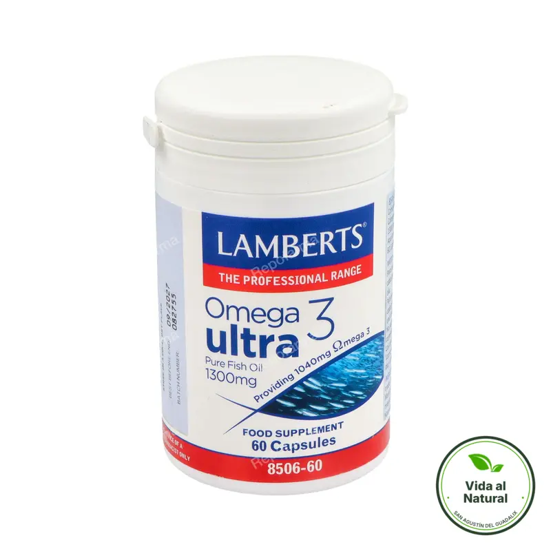 Omega 3 ultra 1300 mg 60 cápsulas, Lamberts