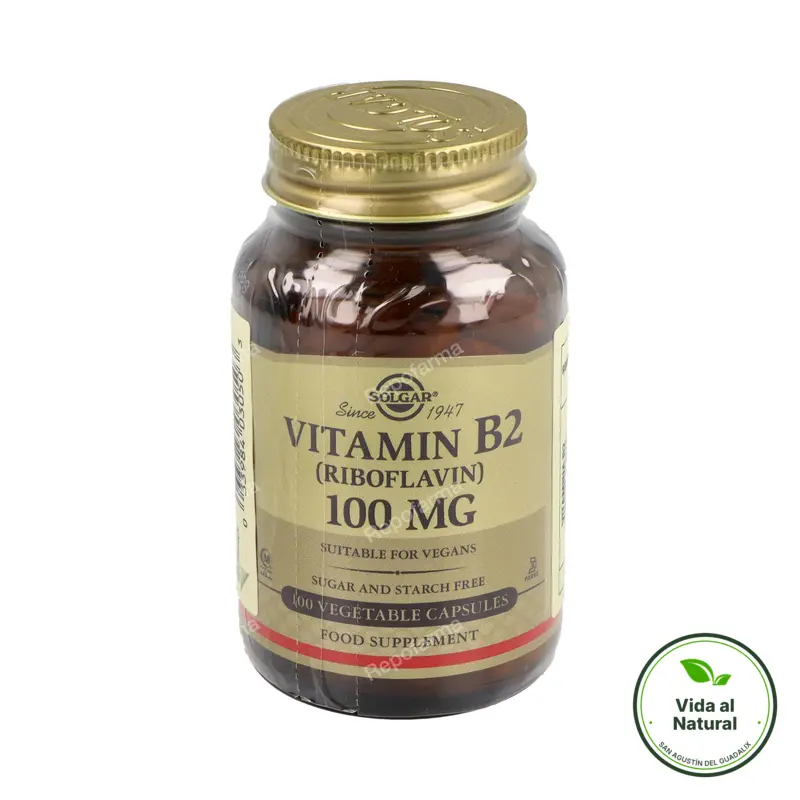 Vitamina b2 100 mg 100cp, Solgar