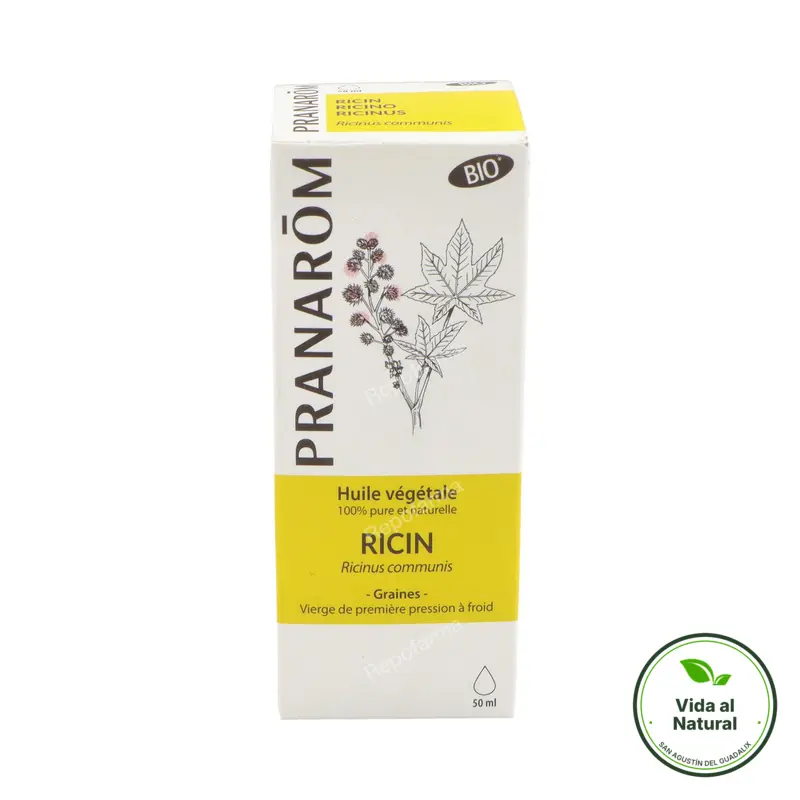 Aceite ricino 1ª presion frio pranaron BIO 50 ml, Pranarom