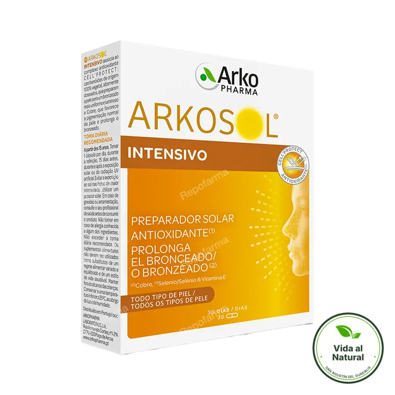 Arkosol intenso 30 perlas, Arkopharma