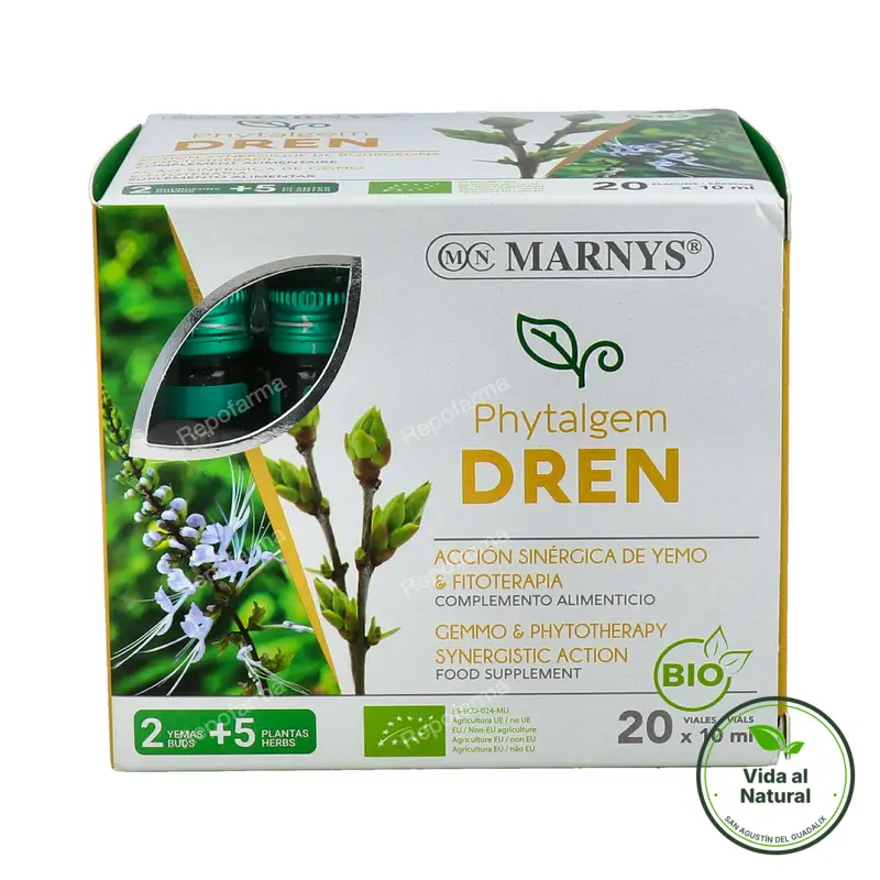 Phytalgem dren 20 viales, Marnys