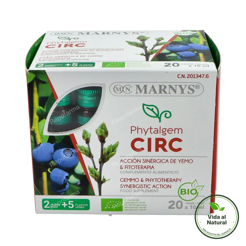 Phytalgem circ 20 viales, Marnys