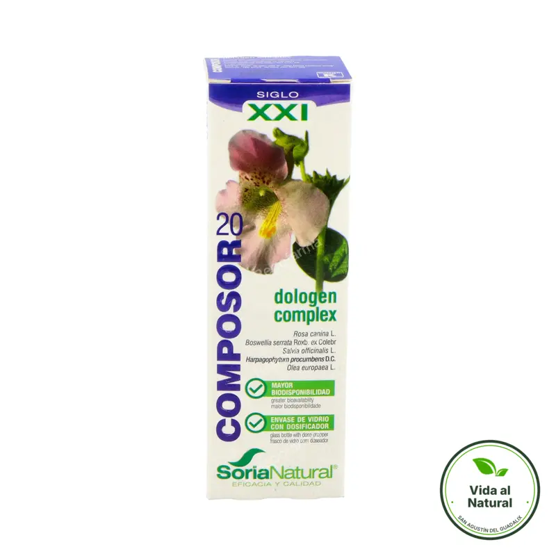 Composor 20 dologen 50 ml, Soria Natural