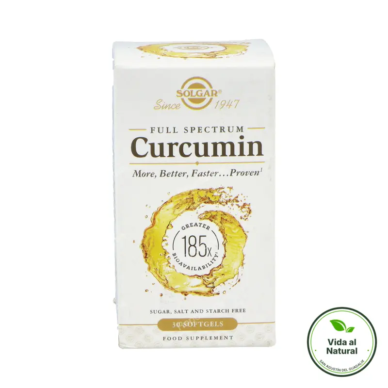 Full spectrum curcumina blanda 30 cápsulas, Solgar
